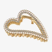 Bijoux Bar Gold Tone Heart Hair Clip