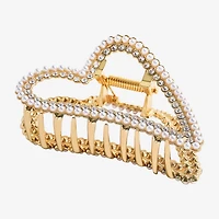 Bijoux Bar Gold Tone Heart Hair Clip