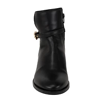 Italian Shoemakers Womens Vienna Block Heel Booties