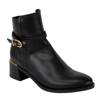 Italian Shoemakers Womens Vienna Block Heel Booties