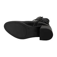 Italian Shoemakers Womens Vienna Block Heel Booties