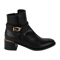 Italian Shoemakers Womens Vienna Block Heel Booties