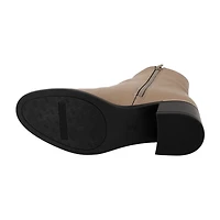 Italian Shoemakers Womens Zoriana Block Heel Booties