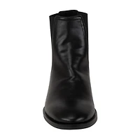 Italian Shoemakers Womens Bentley Block Heel Booties
