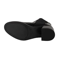 Italian Shoemakers Womens Bentley Block Heel Booties