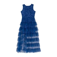 Rare Editions Big Kid Girls Sleeveless Maxi Dress