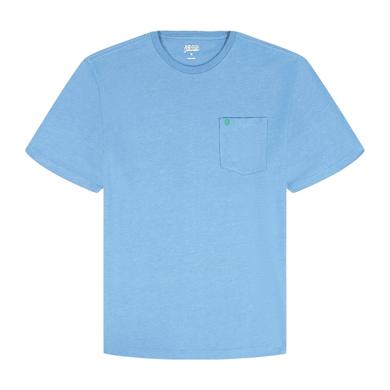 IZOD Saltwater Soft Wash Mens Crew Neck Short Sleeve T-Shirt