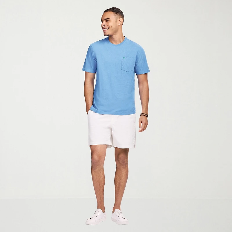 IZOD Saltwater Soft Wash Mens Crew Neck Short Sleeve T-Shirt