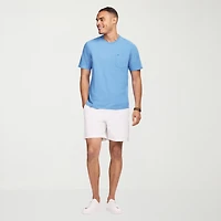 IZOD Saltwater Soft Wash Mens Crew Neck Short Sleeve T-Shirt