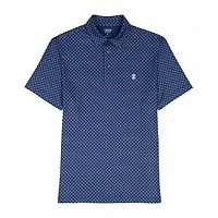 IZOD Swingflex Elite Fashion Print Mens Classic Fit Short Sleeve Polo Shirt