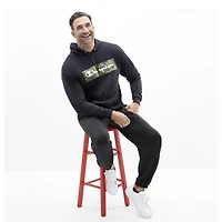 Champion Powerblend Mens Cuffed Mid Rise Classic Fit Big and Tall Fleece Active Jogger Pant