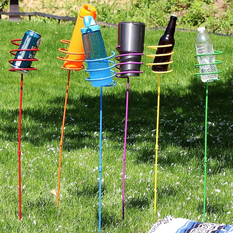 Net Health Shops Drink Holder Stakes Yard Art