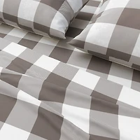 Linery Turkish Cotton Print Flannel Wrinkle Resistant Sheet Set