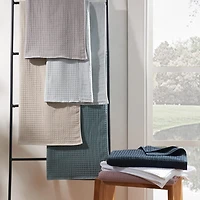 UCHINO Waffle Twist 6 Pack Bath Towel Set