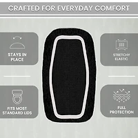 Home Weavers Inc Waterford Toilet Tank Cover