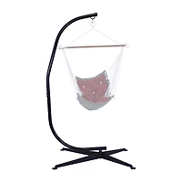 Sunnydaze® Steel C-Stand for Hanging Hammock Chairs