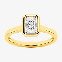 Bridal Addiction (G / Si1-Si2) Womens 1 CT. T.W. Lab Grown White Diamond 10K Gold Solitaire Engagement Ring