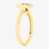 Bridal Addiction (G / Si1-Si2) Womens 1 CT. T.W. Lab Grown White Diamond 10K Gold Solitaire Engagement Ring