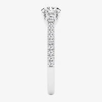 Love Lives Forever (G / Si1-Si2) Womens 1 CT. T.W. Lab Grown White Diamond 10K Gold Side Stone 3-Stone Engagement Ring