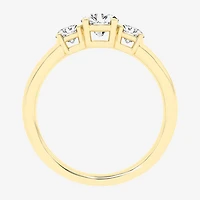 Love Lives Forever (G / Si1-Si2) Womens 1 CT. T.W. Lab Grown White Diamond 10K Gold 3-Stone Engagement Ring