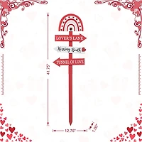 Glitzhome Rainbow Word Valentines Day Yard Art