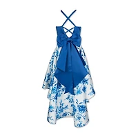 Speechless Big Kid Girls Sleeveless Satin Fit + Flare Dress