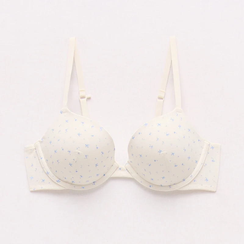 Arizona Cotton Womens Medium Support T-Shirt Demi Bra 369683