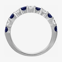 Womens Gemstone & 1/2 CT. T.W. Lab-Grown Diamond 10K Gold 2.5MM  Band