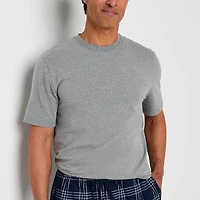 Stafford Mens Crew Neck Short Sleeve Pajama Top