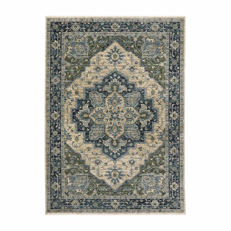 Covington Home Adeline Center Medallion Indoor Rectangular Accent Rug