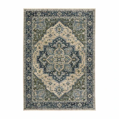 Covington Home Adeline Center Medallion Indoor Rectangular Accent Rug