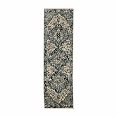 Covington Home Adeline Center Medallion 27"X90" Indoor Rectangular Runner