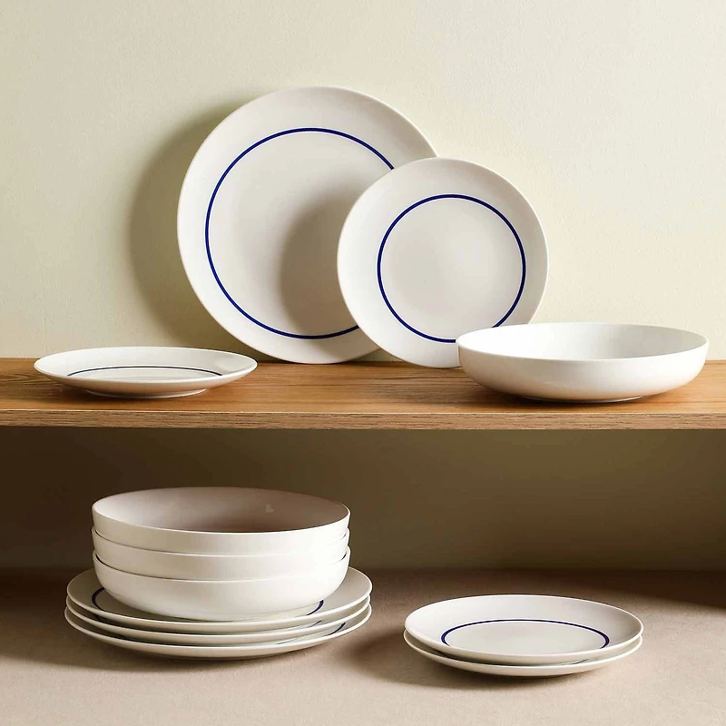 Stone + Lain Luna 12-pc. Porcelain Dinnerware Set