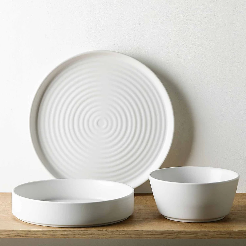 Stone + Lain Elica 12-pc. Stoneware Dinnerware Set