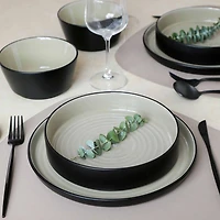 Stone + Lain Elica 24-pc. Stoneware Dinnerware Set