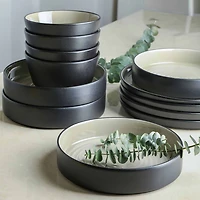 Stone + Lain Elica 24-pc. Stoneware Dinnerware Set