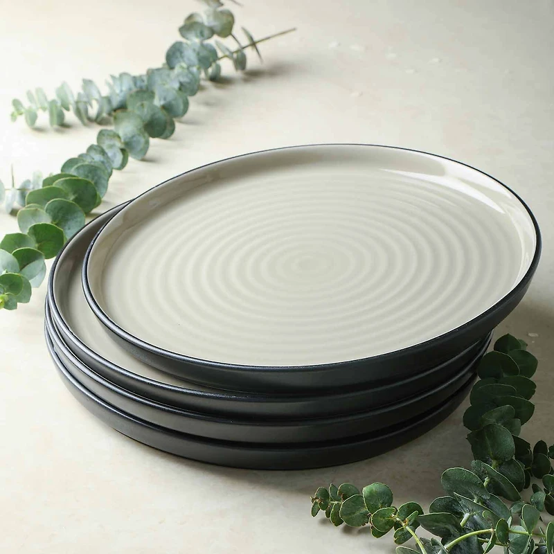 Stone + Lain Elica 24-pc. Stoneware Dinnerware Set