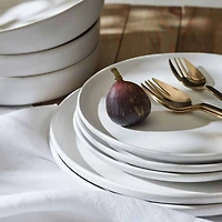 Stone + Lain Macchio 24-pc. Stoneware Dinnerware Set