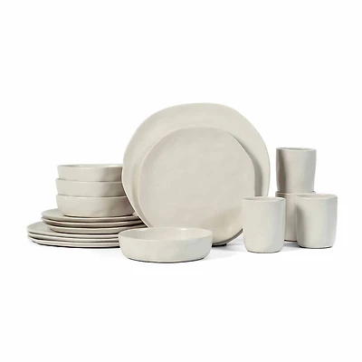 Stone by Mercer Project Hekonda -pc. Stoneware Dinnerware Set