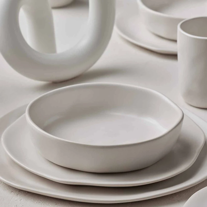 Stone by Mercer Project Hekonda -pc. Stoneware Dinnerware Set