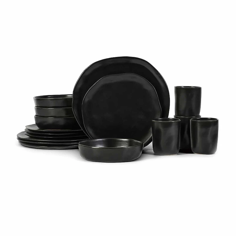 Stone by Mercer Project Hekonda -pc. Stoneware Dinnerware Set