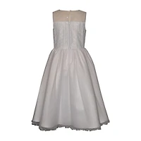 Bonnie Jean Little & Big Kid Girls Sleeveless Flower Girl Fit + Flare Dress