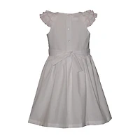 Bonnie Jean Little & Big Kid Girls Short Sleeve Ruffled A-Line Dress