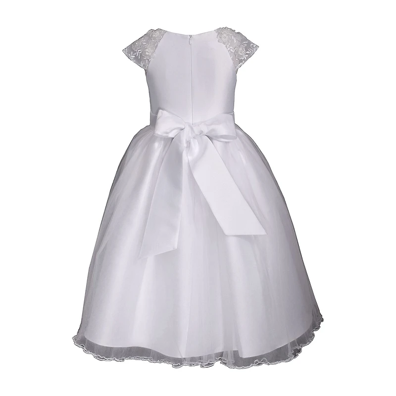 Bonnie Jean Little & Big Kid Girls Short Sleeve Cap Fit + Flare Dress
