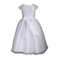 Bonnie Jean Little & Big Kid Girls Short Sleeve Cap Fit + Flare Dress