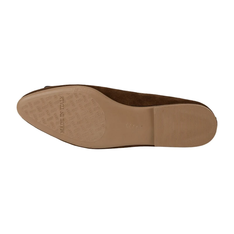 Italian Shoemakers Annika Womens Almond Closed Toe Ballet Flats