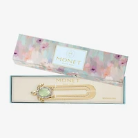 Monet Jewelry Turtle Green Glass Pin