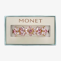 Monet Jewelry Womens Pink Glass Cuff Bracelet