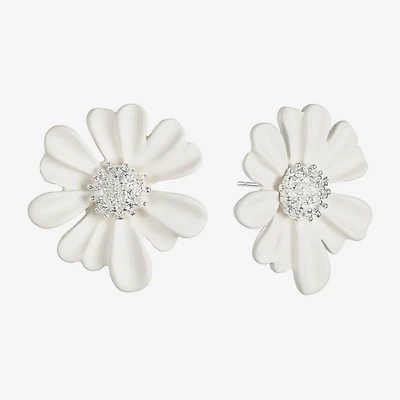 Liz Claiborne 28.1mm Flower Stud Earrings