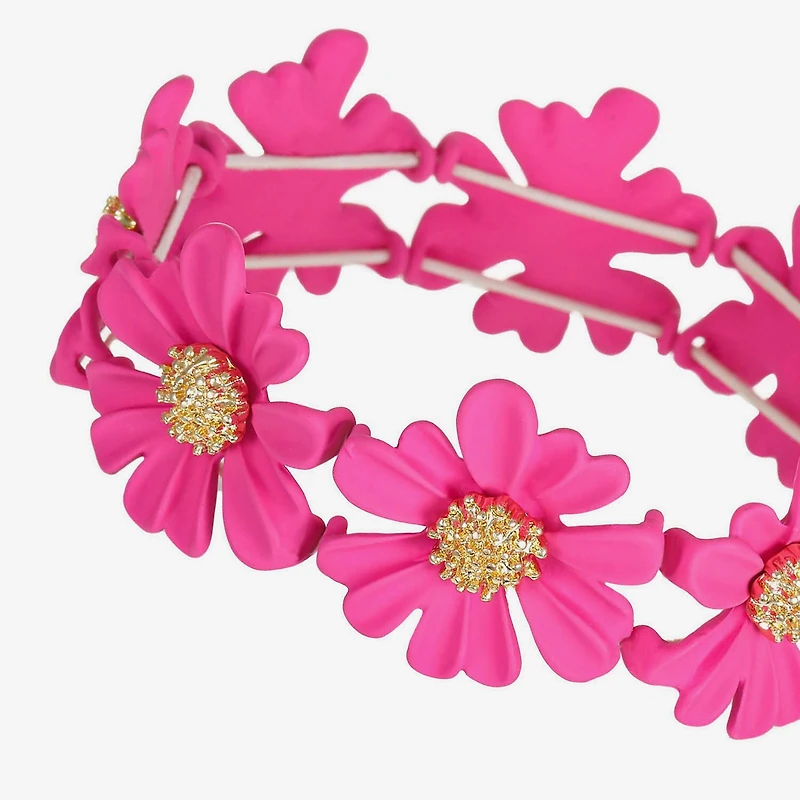 Liz Claiborne Womens Flower Stretch Bracelet